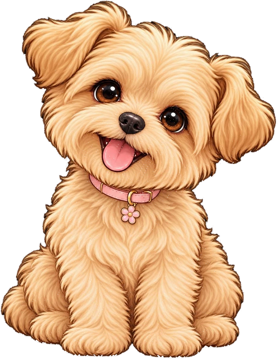 Drawing of Myah, our little Yorkie